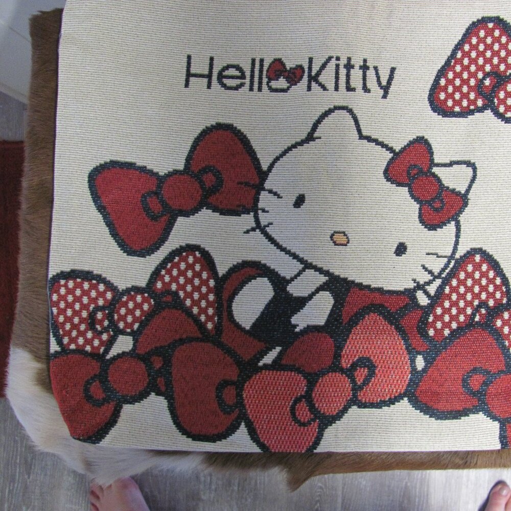 HELLO KITTY CANVAS TOTE NIP